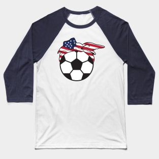 Messy Bun Soccer Baseball T-Shirt